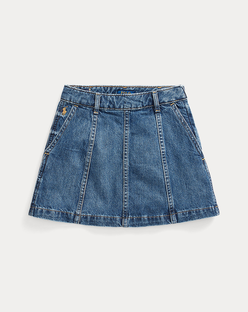 Cotton Denim Skirt GIRLS 7–14 YEARS 1