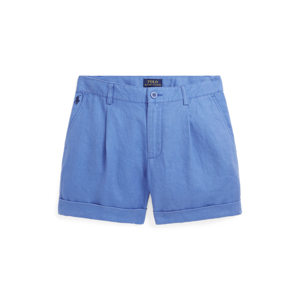 Pleated Linen Short Girls 7-16 1