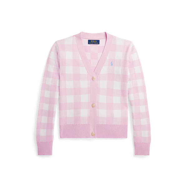 Gingham Boxy Cotton Cardigan GIRLS 7–14 YEARS 1