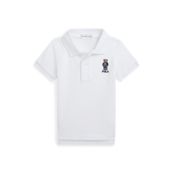 Polo Bear Cotton Mesh Polo Shirt