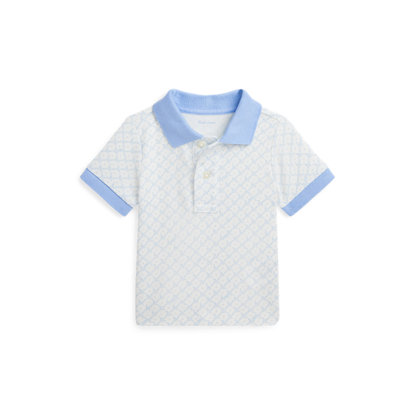 Golf-Print Soft Cotton Polo Shirt Baby Boy 1