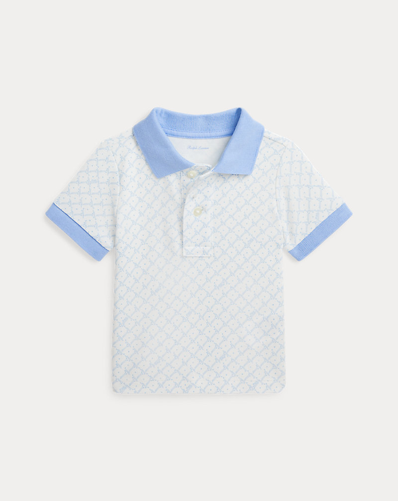 Golf-Print Soft Cotton Polo Shirt Baby Boy 1
