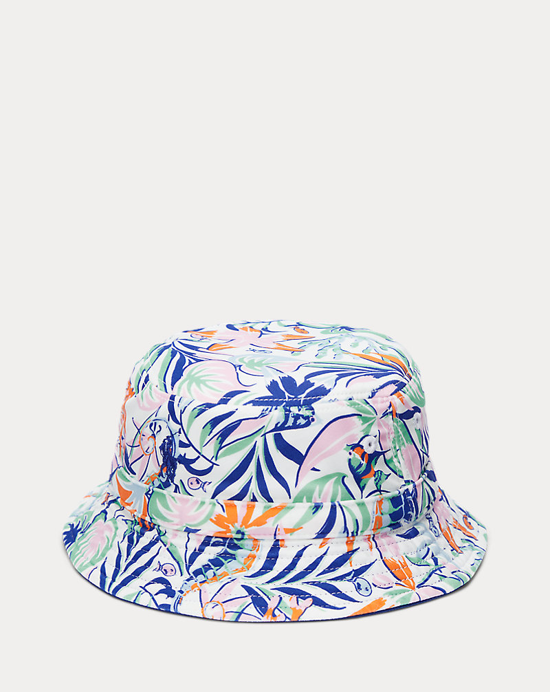 Reversible Tropical-Print Bucket Hat Baby Boy 1