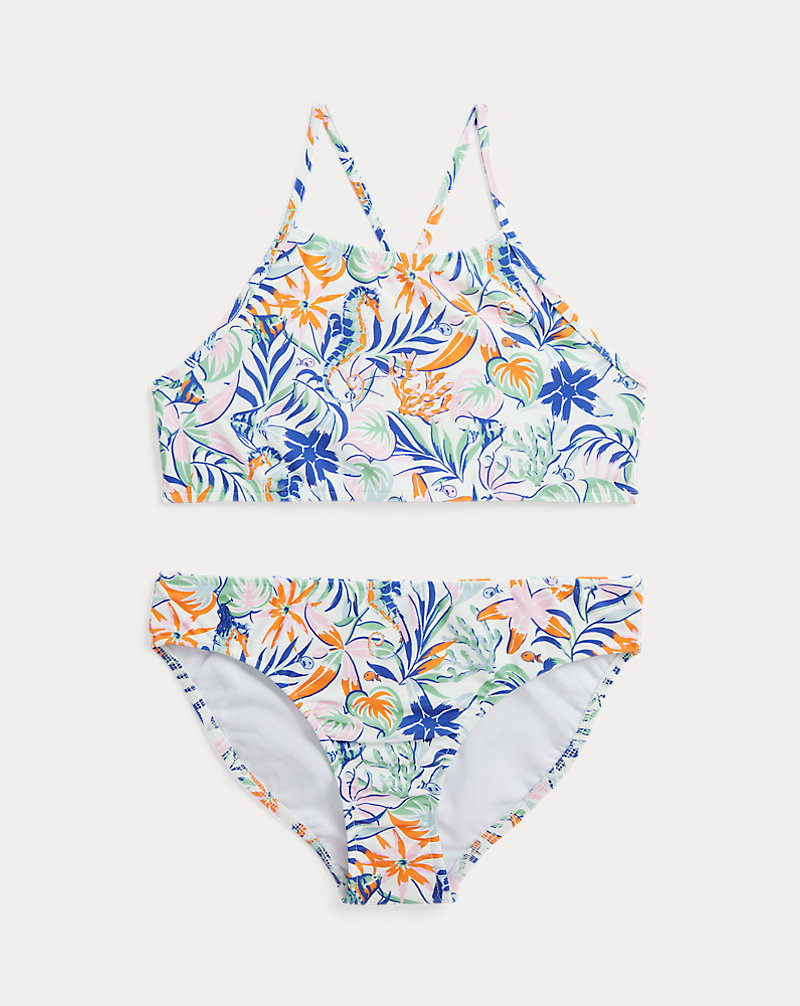 Tropical-Print Two-Piece Swimsuit GIRLS 7–14 YEARS 1