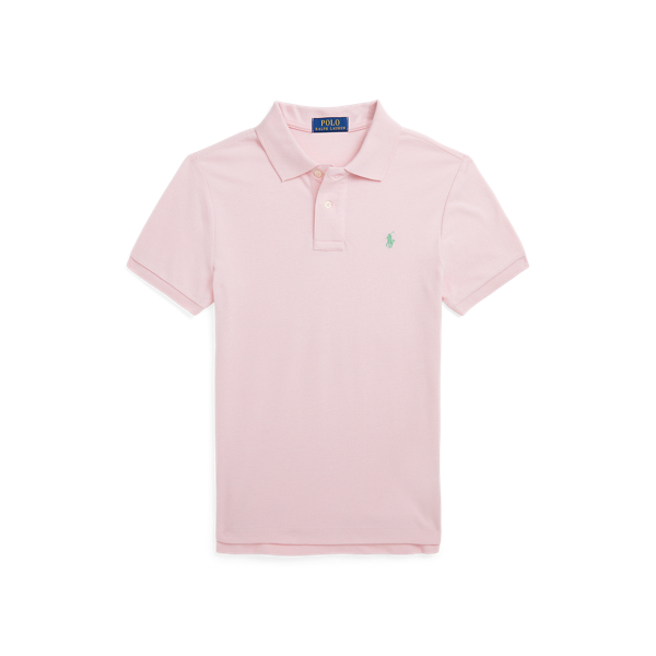 Slim Fit Cotton Mesh Polo