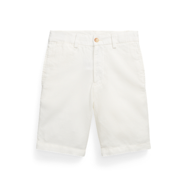 Straight Fit Linen-Cotton Short BOYS 6–14 YEARS 1