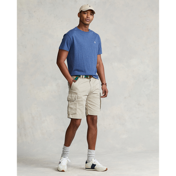 Classic-Fit Twill-Cargo-Shorts