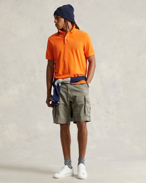Classic-Fit Twill-Cargo-Shorts