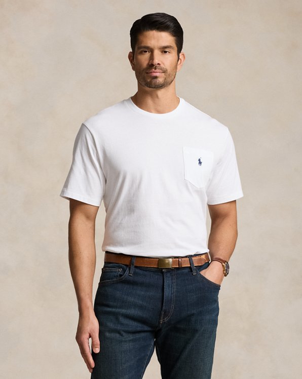 T-Shirt com bolso Classic-Fit