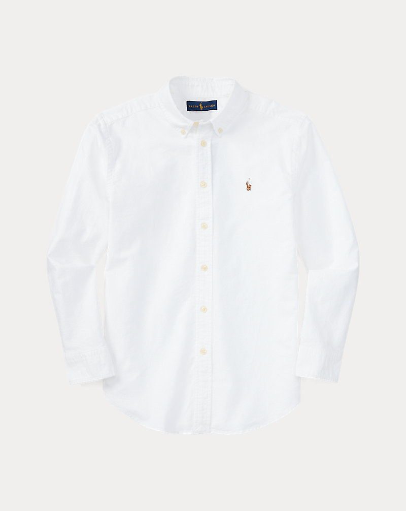 Solid Cotton Oxford Shirt BOYS 6-14 YEARS 1