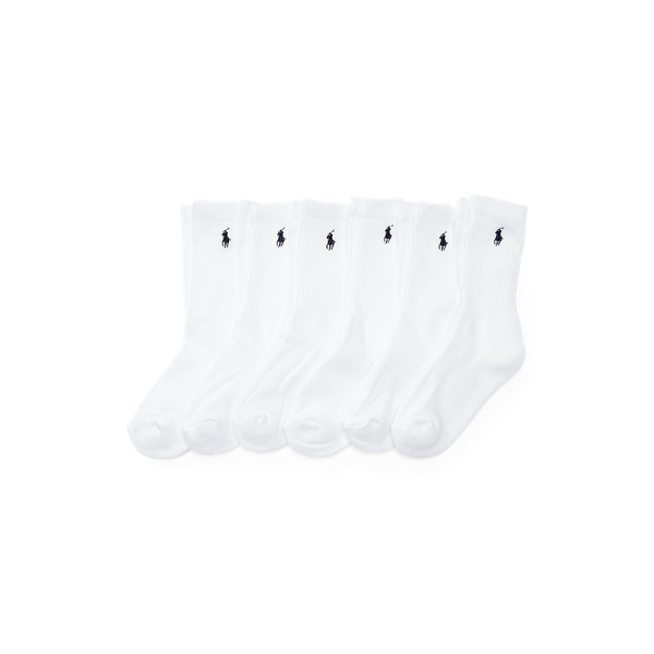 Polo ralph lauren classic crew socks deals 6 pack