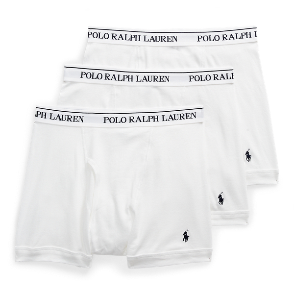 Polo Ralph Lauren Classic Fit Cotton Boxers 3-Pack, XL, Black/Grey