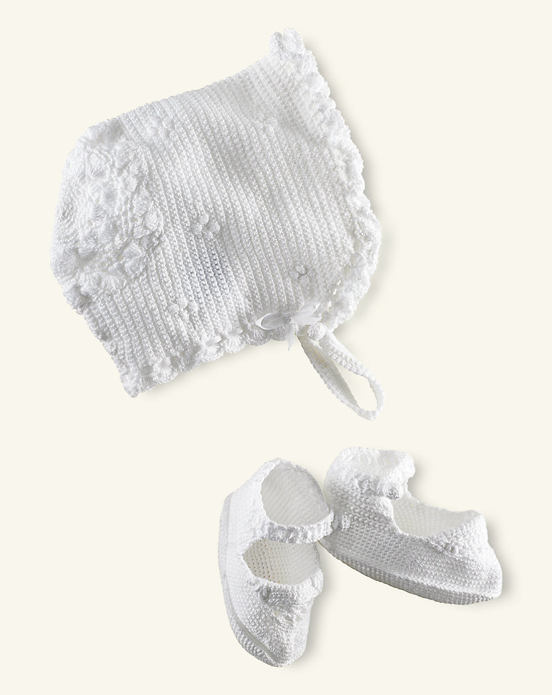 Hand-Crocheted Christening Set Baby 1