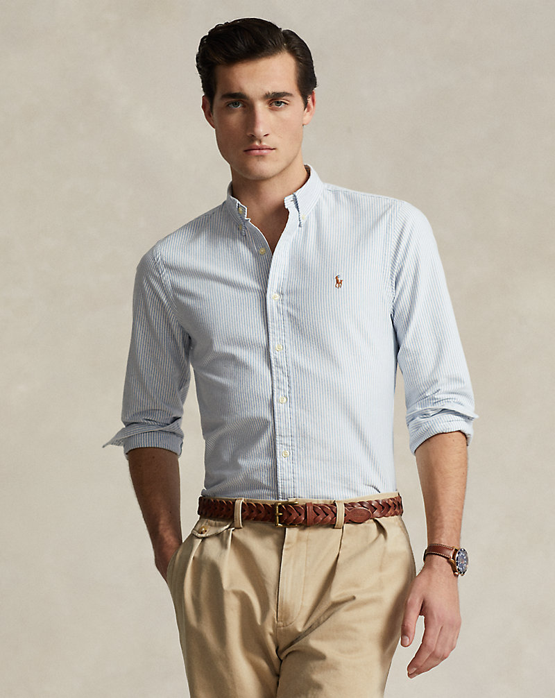 Slim fit gestreept Oxford overhemd Polo Ralph Lauren 1