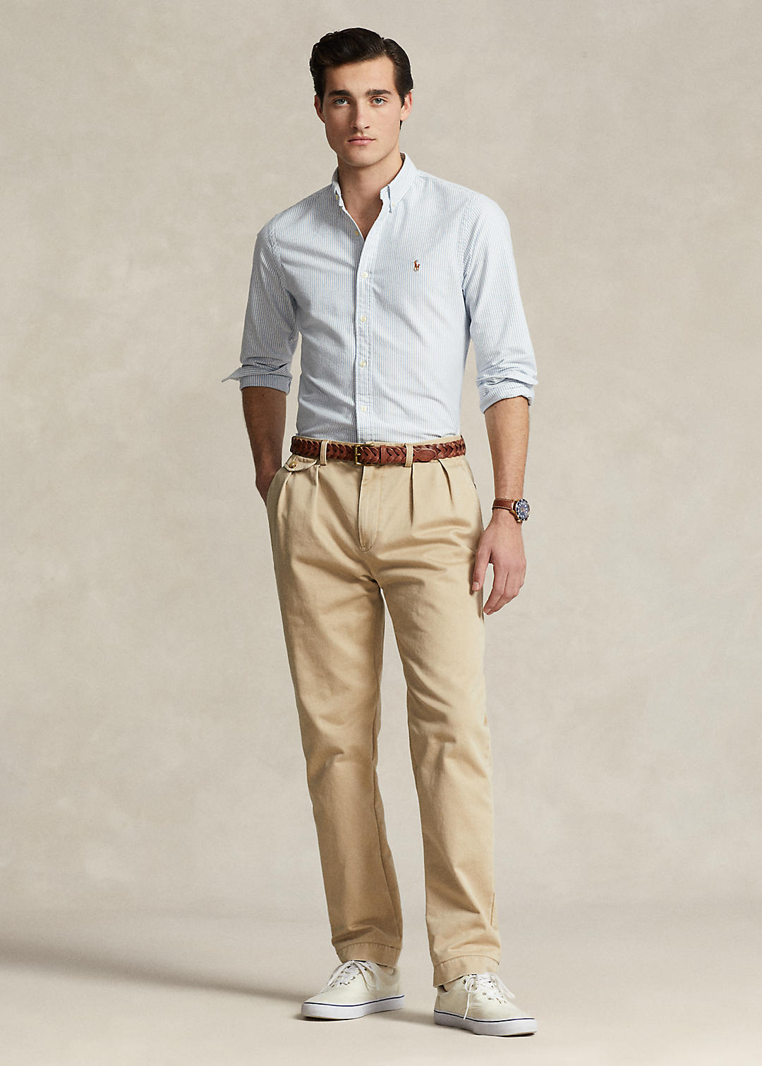 Polo Ralph Lauren Slim Fit Striped Oxford Shirt 3