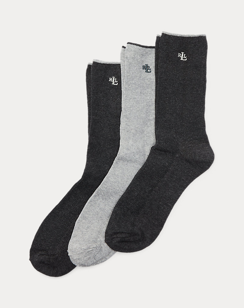 Ribbed Trouser Sock 3-Pack Lauren 1