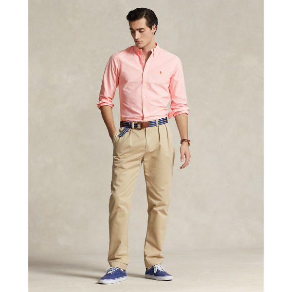 Mens pink polo shirt ralph lauren sale