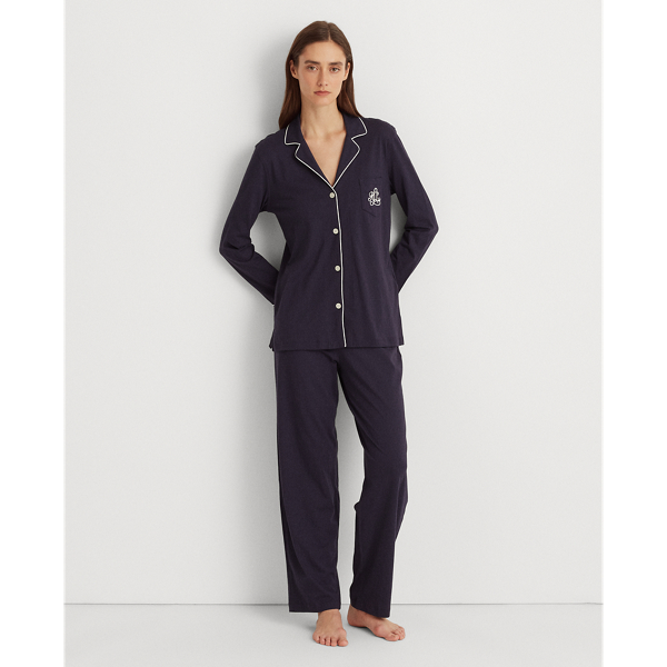 Cotton Jersey Pajama Set, Sleepwear & Robes Women