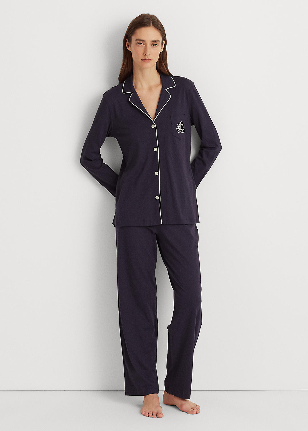 Cotton Jersey Pajama Set, Sleepwear & Robes Women