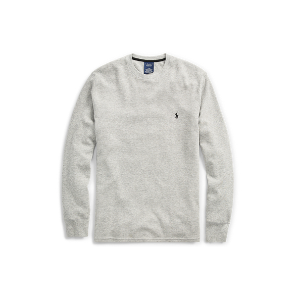 Waffle-Knit Crewneck Thermal