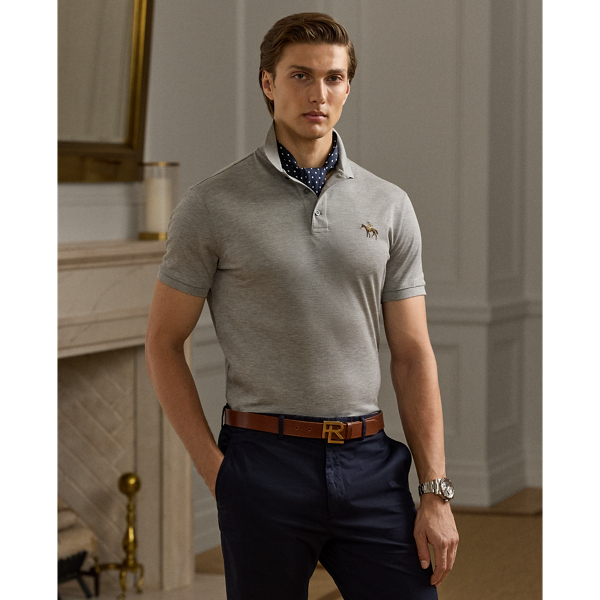 Custom Slim Fit Pique Polo Shirt