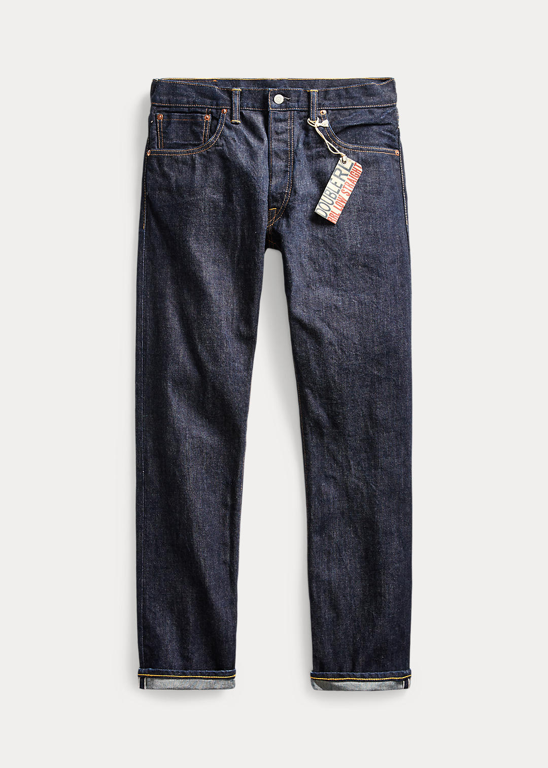 Low Straight Once Washed Selvedge Jean