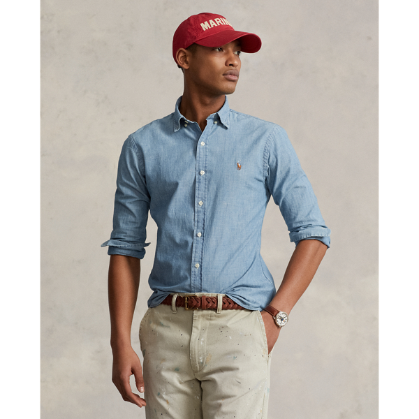 Slim Fit Chambray Shirt Polo Ralph Lauren 1