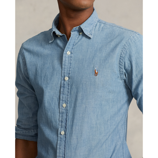 Slim Fit Chambray Shirt