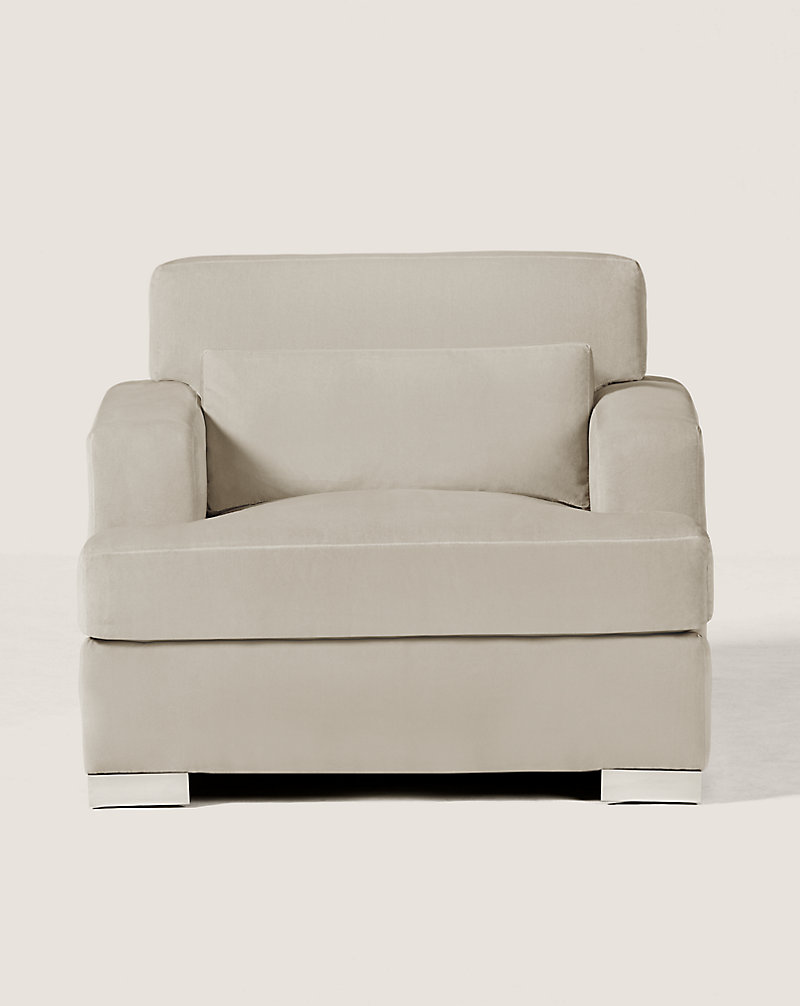 Pryce Club Chair – Steel Feet Ralph Lauren Home 1