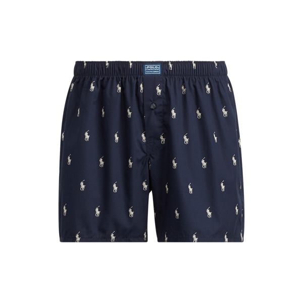 Classic Woven Cotton Allover Pony Boxer