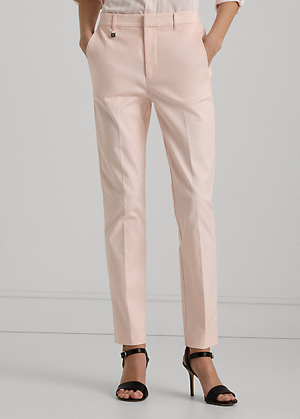 Double-Faced Stretch Cotton Trouser