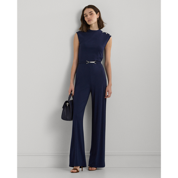 Dark Red travelstof jumpsuit met lange mouwen van Mi Piace 033A