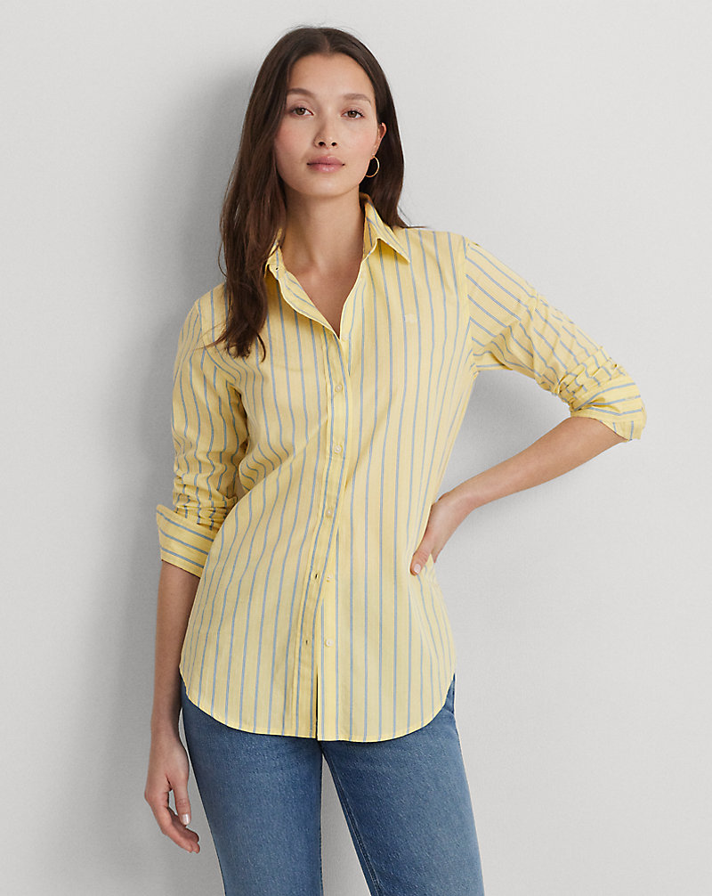 Classic Fit Striped Broadcloth Shirt Lauren 1
