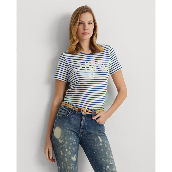 Logo Shrunken Tee In Cotton Jersey main image 1