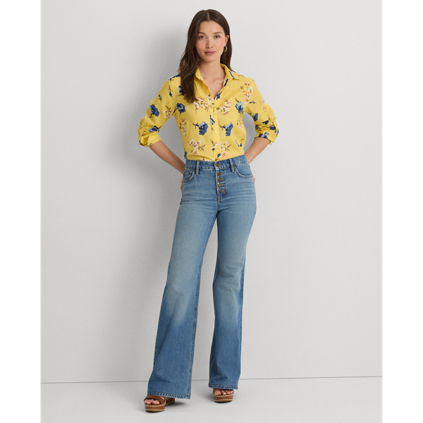 Flare jeans met hoge taille