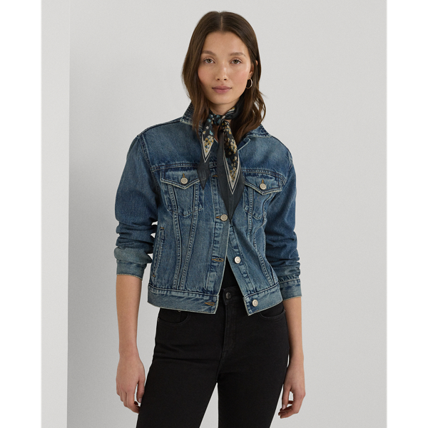 Truckerjacke aus Denim Lauren 1