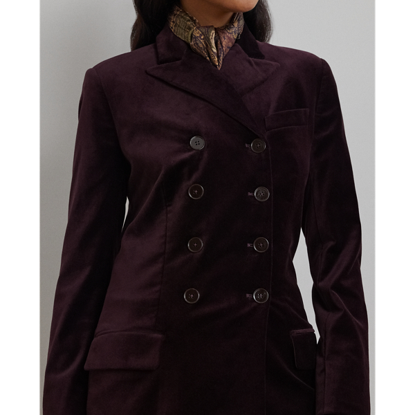 Claret velvet coat 2025