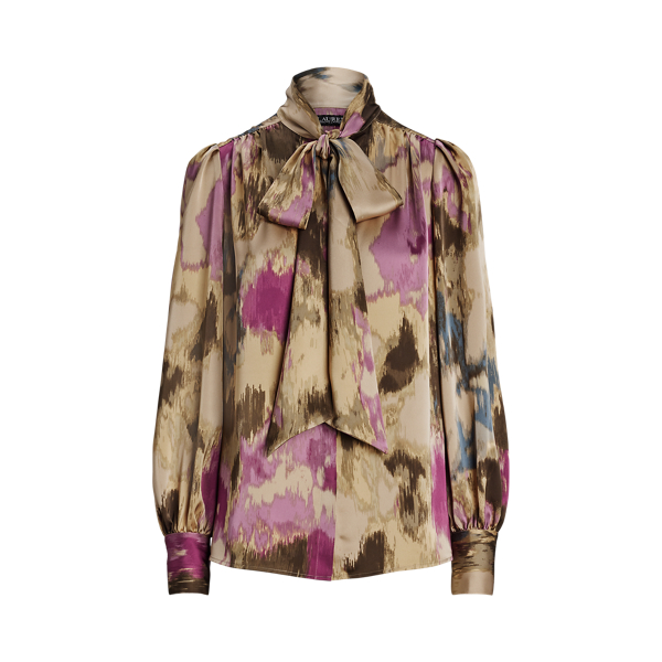 Threaded Pear Cameron Floral Striped Yoke Blouse