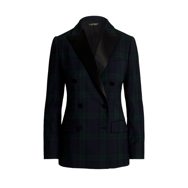 UMISS Heren Blazer Modern Fit geruite formele jas