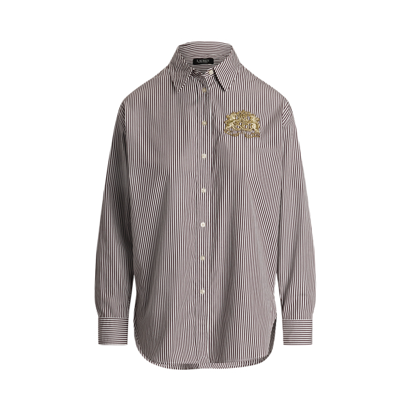 Relaxed Fit Striped Broadcloth Shirt