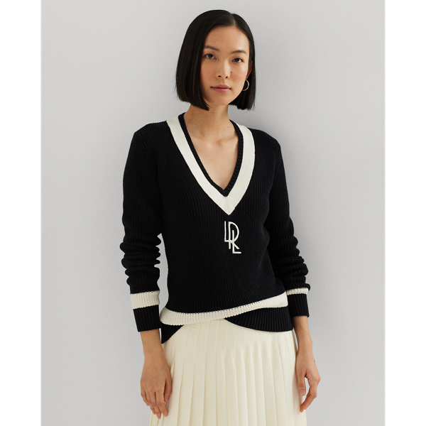 Rib-Knit Cotton Cricket Jumper