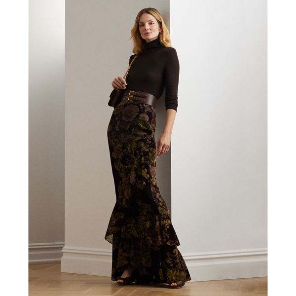 Silk Blend Turtleneck Sweater for Women Ralph Lauren UK