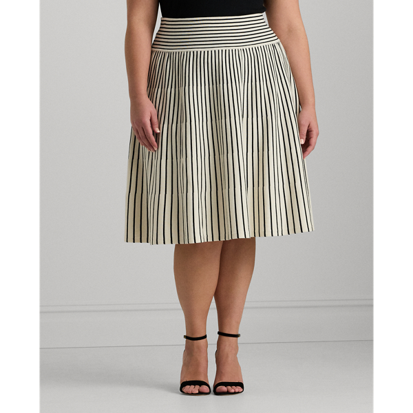 Jimmy Key Relaxed Fit Gebreide Suède Midi Rok