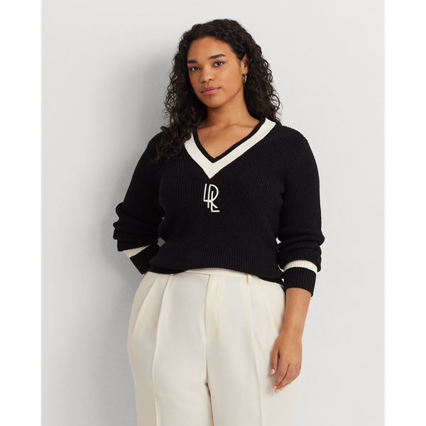 Rib-Knit Cotton Cricket Jumper