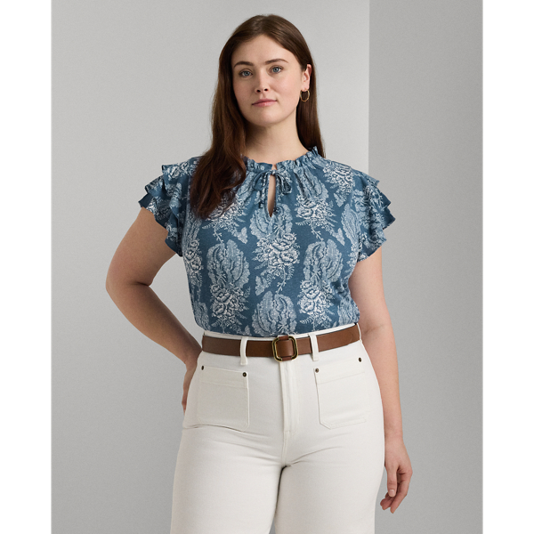 Jersey top linnenlook main image 1