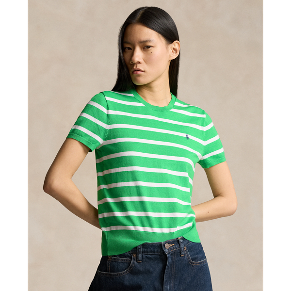 Striped Short-Sleeve Jumper