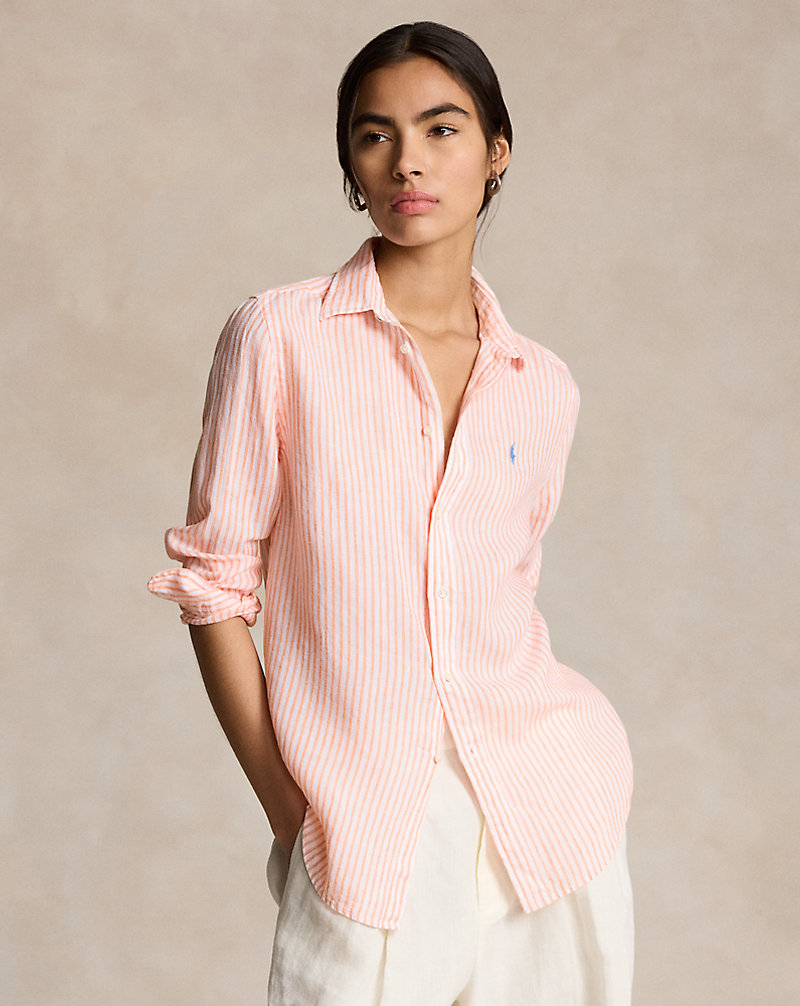 Camisa de lino Relaxed Fit con rayas Polo Ralph Lauren 1