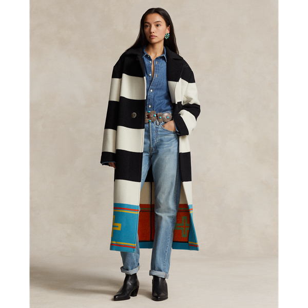 PRL x Naiomi Glasses Wool Coat for Women | Ralph Lauren® BR