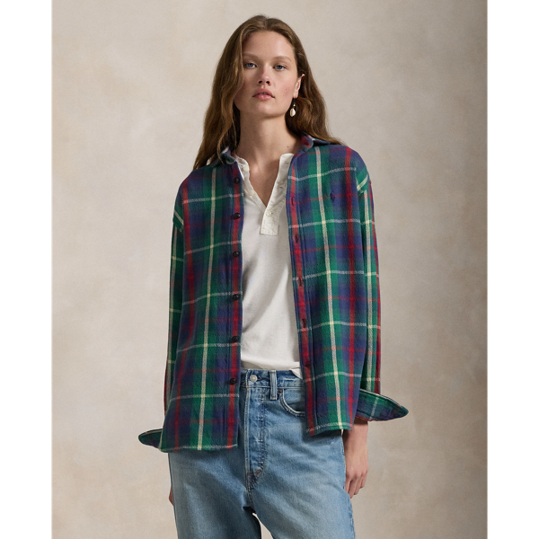 Checkered polo for ladies 2025