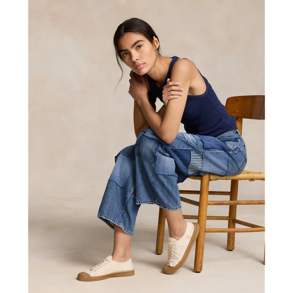 High-Rise Wide-Leg Crop Jean